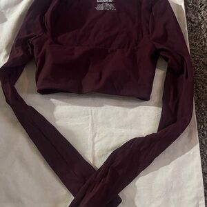 Garage Women's Deep Burgundy Crop Top